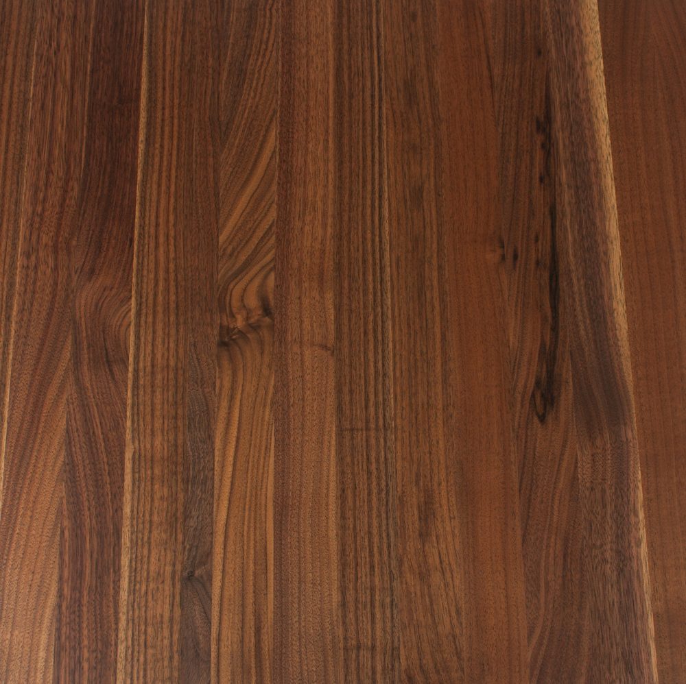 Hardwax oil finish on black walnut
