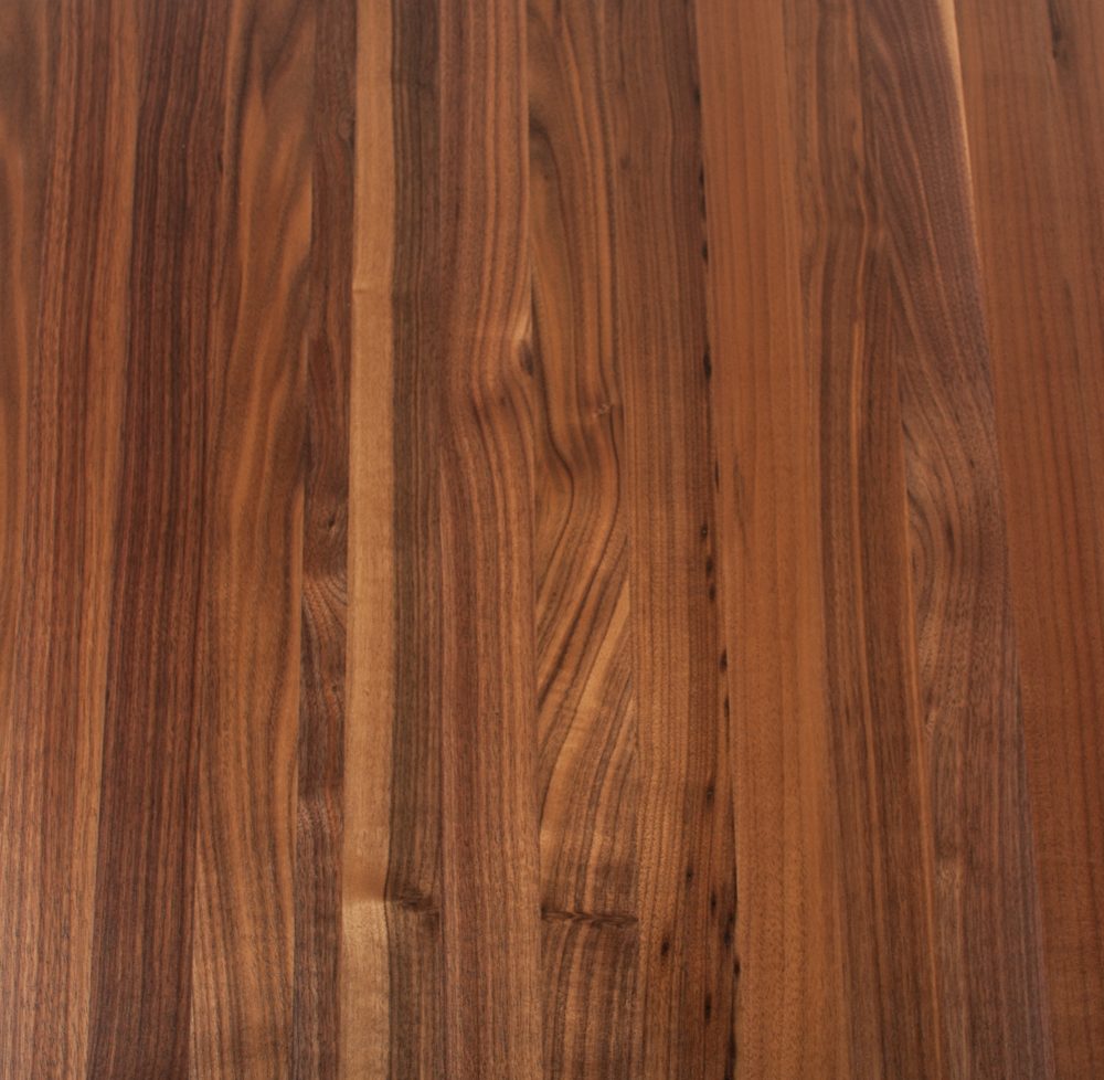 Conversion varnish finish on black walnut