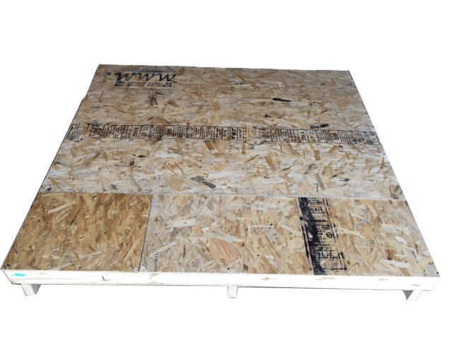 Custom plywood shipping crate for a countertop