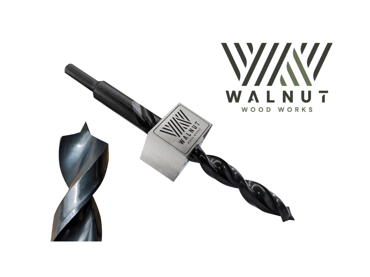 Floating Shelf Bracket DIY Drill Guide Kit Walnut Wood Works