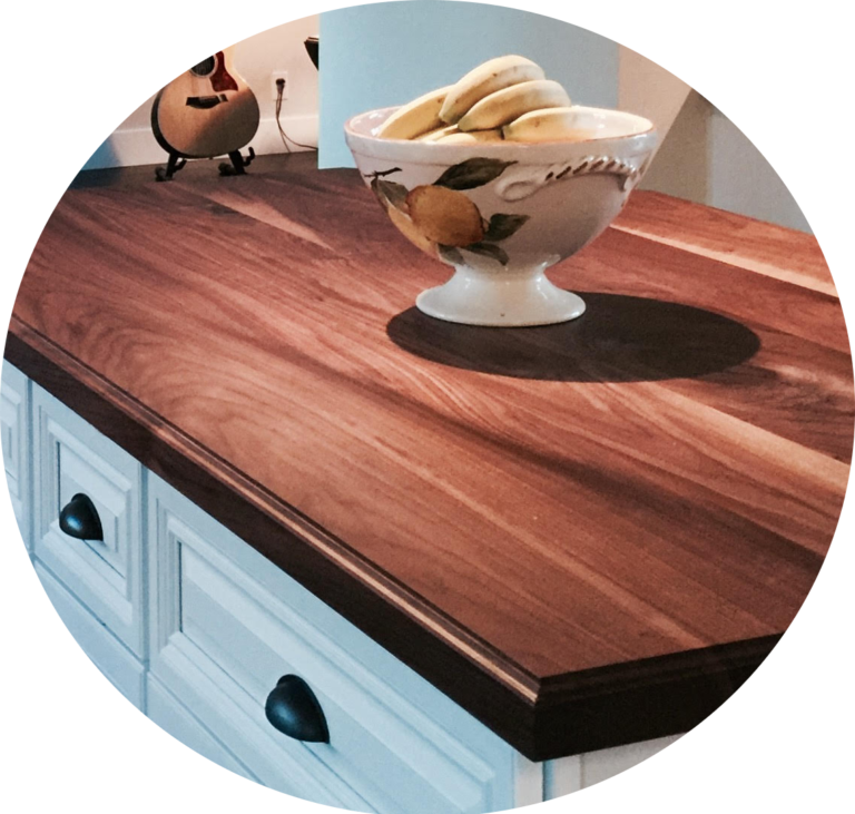 Wood Countertops Pros And Cons Walnut Wood Works   Tabletop2 768x731 