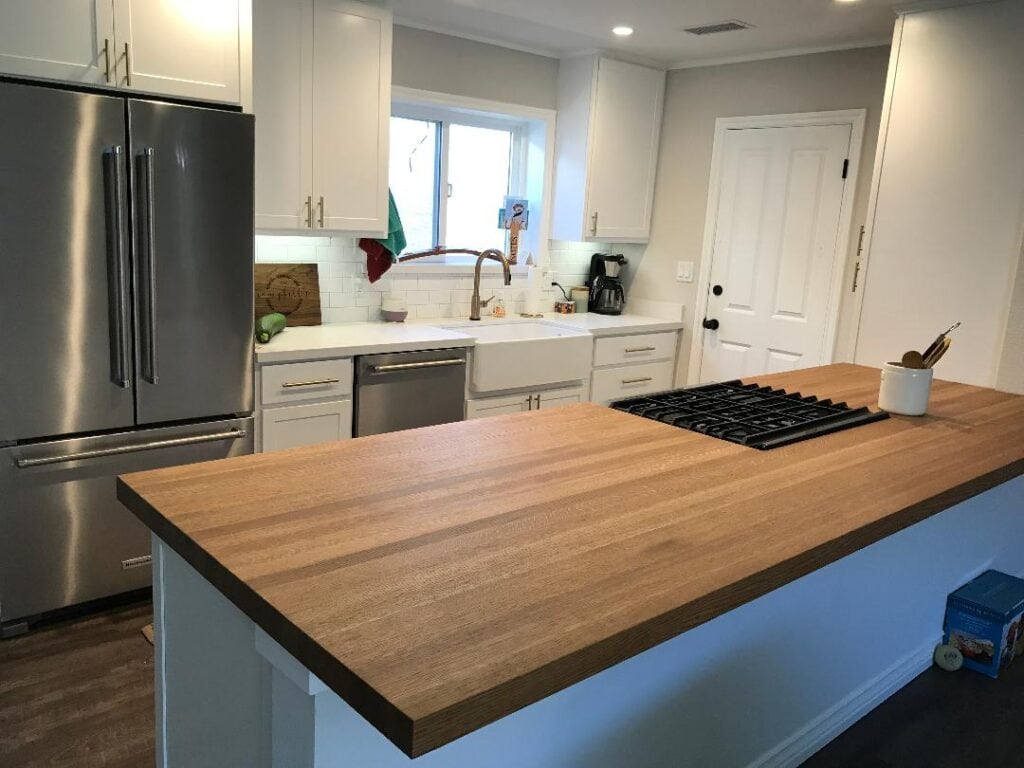 2" White Oak Hardwax Oil