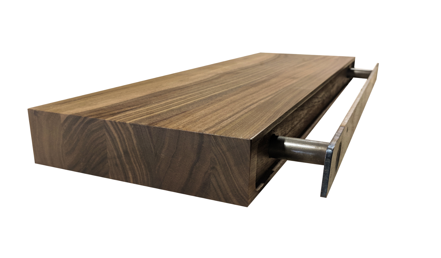 Black Walnut Floating Shelf (60x12)